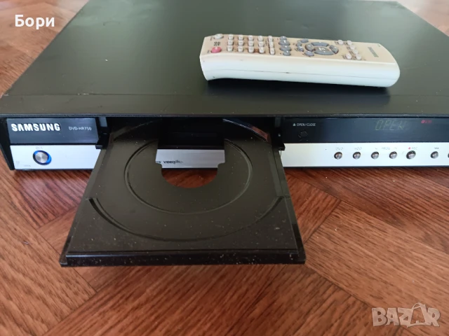 SAMSUNG 160GB/дистаннционно DVD, снимка 3 - Плейъри, домашно кино, прожектори - 50675196