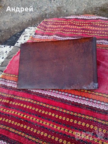 Стара кожена подвързия за фото албум, снимка 2 - Антикварни и старинни предмети - 27338644