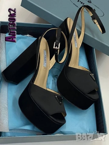 сандали на ток prada , снимка 3 - Дамски обувки на ток - 51257680