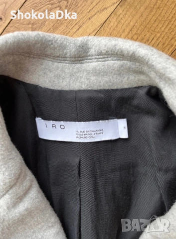 Палто Iro Paris размер FR 36 - XS/S, снимка 5 - Палта, манта - 53485282