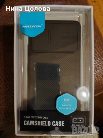 Противоударен калъф Nillkin със защита на камерата за POCO X6 PRO/ POCO X5, снимка 4 - Калъфи, кейсове - 53240632