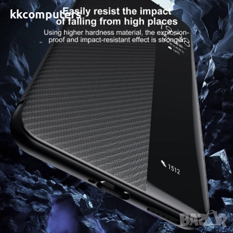 Калъф с протектор SULADA Kevlar за Huawei Pura 70 Ultra – смарт капак, кожена текстура и магнитна фу, снимка 10 - Калъфи, кейсове - 52195439