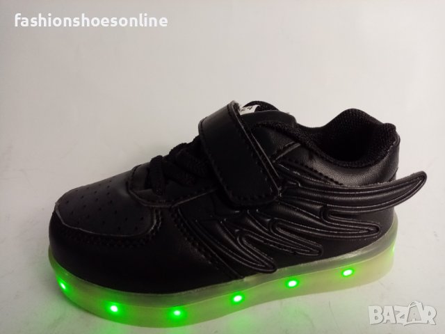 Детски маратонки светещи с USB зарядно. , снимка 3 - Детски маратонки - 38942988