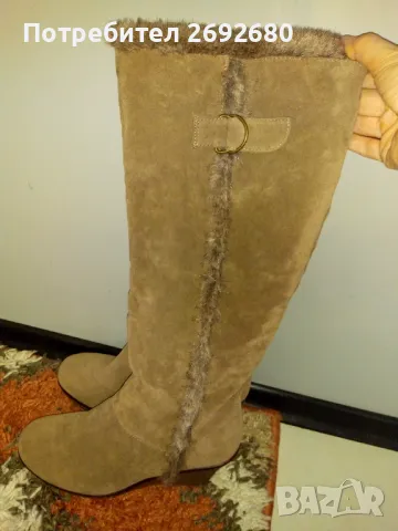 Нови дамски(41-ви номер) високи зимни ботуши , снимка 5 - Дамски ботуши - 47531143