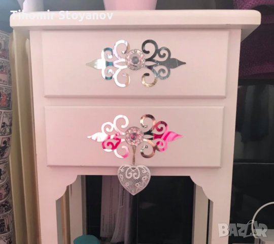 Огледални стикери Корона за украса декорация стикери за стена баня, снимка 6 - Декорация за дома - 27115809