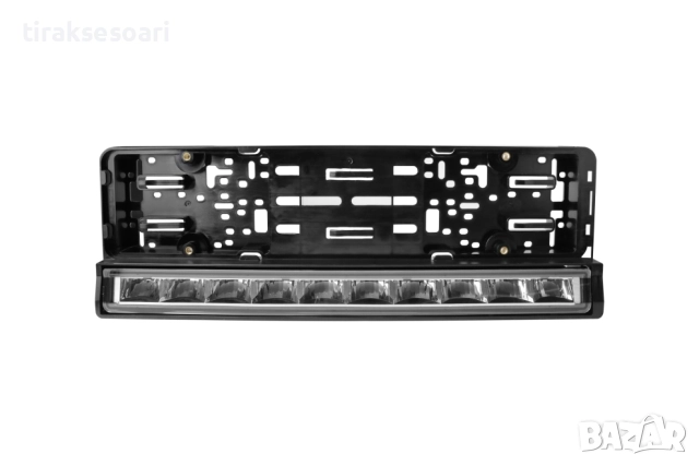 Рамка за Номер с Вграден LED Бар 20" 100W – Бяла/Оранжева Габаритна Светлина, снимка 12 - Аксесоари и консумативи - 52790060