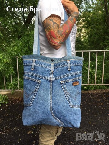 Дамски дънкови ранички и чанти, снимка 8 - Раници - 36947647