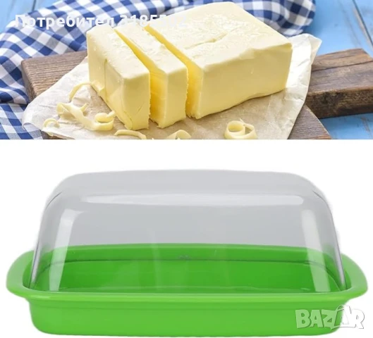 Комплект кутия за съхранение на масло и прибор за мазане, снимка 7 - Аксесоари за кухня - 51392906