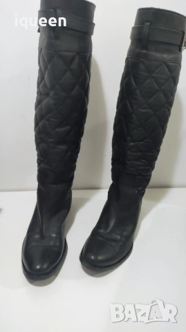 Chanel ботуши естествена кожа, снимка 2 - Дамски ботуши - 53037879