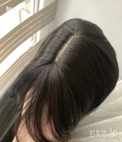Черна дълга перука, снимка 11 - Аксесоари за коса - 52337753