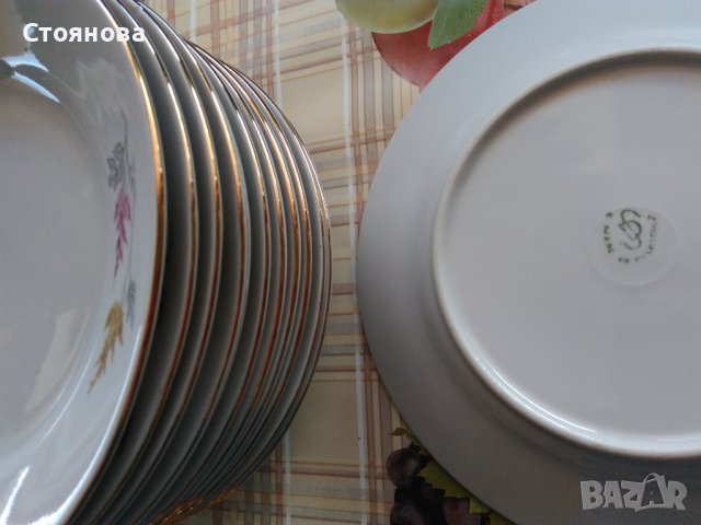 Комплекти чинии - български порцелан, снимка 10 - Чинии - 37572585