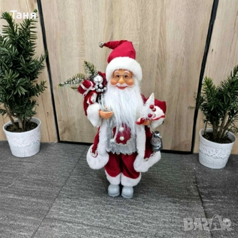 Декоративен дядо Коледа 50 см 70см и 90см , снимка 2 - Декорация за дома - 52466239