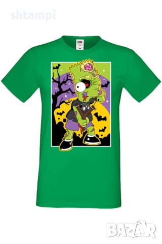 Мъжка тениска The Simpsons Bart Simpson 01,Halloween,Хелоуин,Празник,Забавление,Изненада,Обичаи,, снимка 7 - Тениски - 38136220