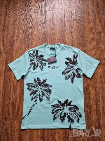 Страхотна мъжка тениска BALMAIN размер S M L XL 2XL 