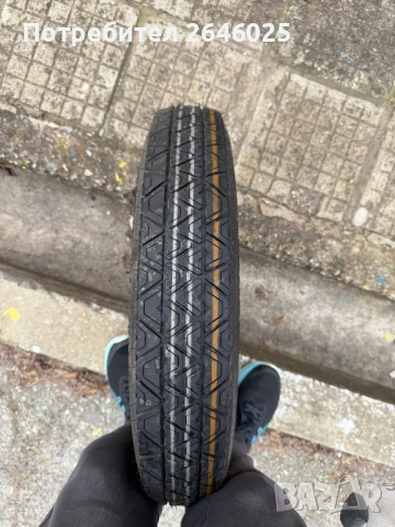 Резервна гума с крик за бмв е 90/91, снимка 2 - Гуми и джанти - 53413338