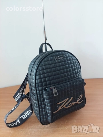 Черна раница Karl Lagerfeld/SG201p, снимка 4 - Раници - 51838075