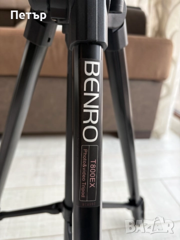 Статив за камера Benro T800EX комплект с глава, снимка 7 - Чанти, стативи, аксесоари - 52628575