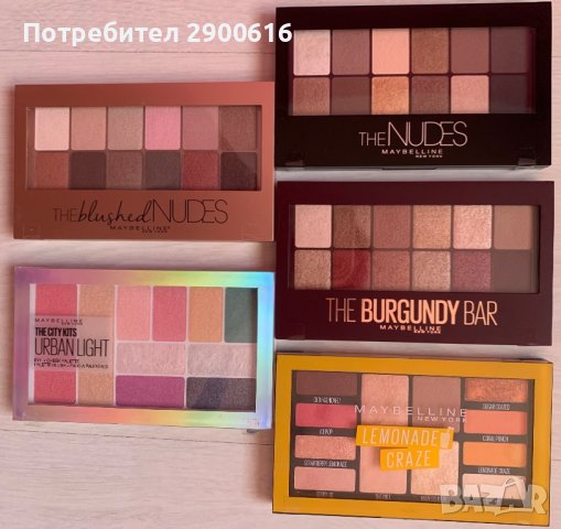 Палитри Maybelline, снимка 1 - Козметика за лице - 37250923