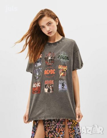Търся тениска AC/DC Bershka / Бершка  AcDc, снимка 4 - Тениски - 27559537