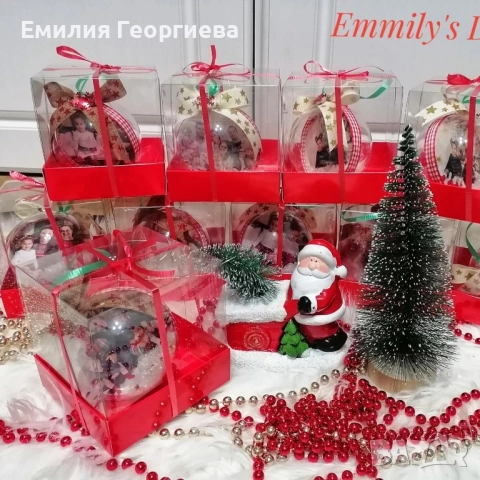 Коледни топки със снимки на най- ниска цена , снимка 8 - Други - 52522117