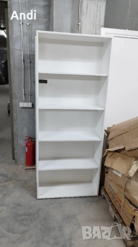 Гардероб - Етажерка 83/200/32см - офис шкаф с рафтове за документи 4бр, снимка 13 - Шкафове и рафтове - 53103165