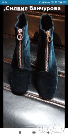 Боти на ZARA, снимка 4 - Дамски боти - 27400199