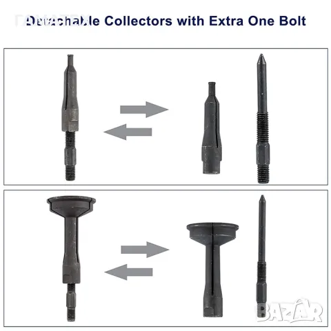 Екстрактори за избиване на лагери с обратен чук – 16 части, 50148, снимка 3 - Куфари с инструменти - 49821538