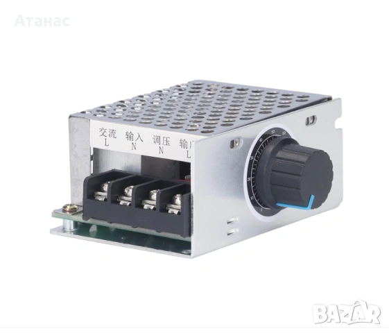 Димер AC 220V 4000W, регулатор на обороти и напрежение, снимка 2 - Друга електроника - 53464996