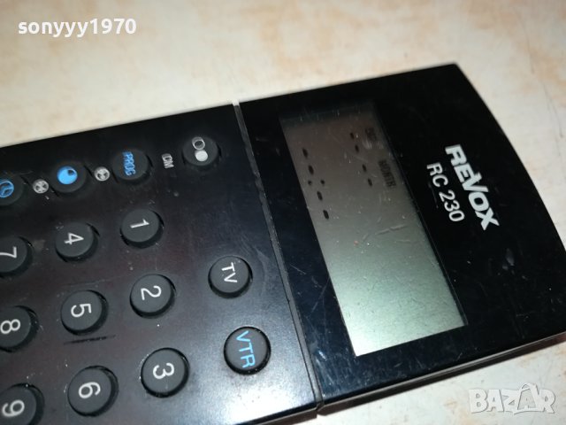 REVOX RC 230 REMOTE CONTROL-ВНОС SWISS 0301241352, снимка 11 - Дистанционни - 43639429