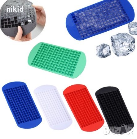 160 мини кубчета квадрарчета силиконов молд форма калъп за фондан лед шоколад смола и др