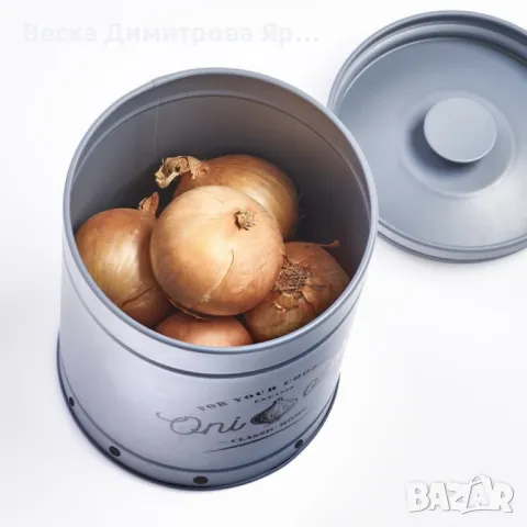 Ретро комплект за съхранение на картофи, чесън и лук, снимка 4 - Други - 48840981
