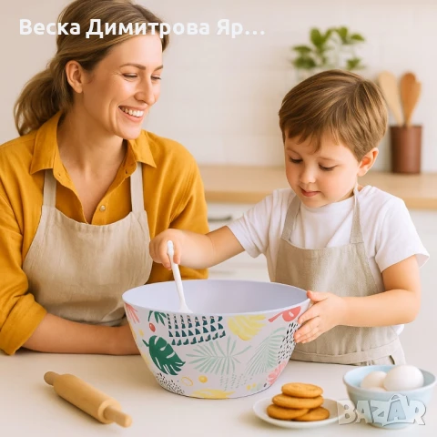 Меламинова купа 25см – шарен дизайн, снимка 3 - Форми - 51412838