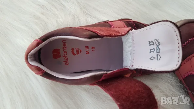 Детски обувки за прохождане Elefanten №19 - естествена кожа , снимка 2 - Детски обувки - 47687455