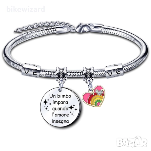 LUODAN  гривна от  медицинска стомана НОВА, снимка 2 - Гривни - 52566572