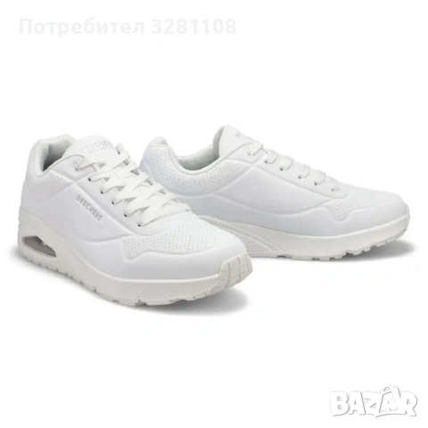 Мъжки сникърси Skechers Uno Stand On Air в бял цвят