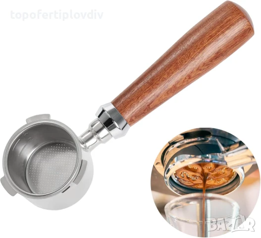 Ръкохватка/портафилтър за  DeLonghi Dedica  51 мм,EC680/EC685/EC785/EC820/E