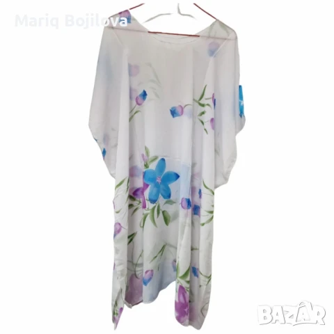 Плажна туника 90x90 – Перфектният избор за стил и комфорт през лятото, снимка 3 - Туники - 50177018