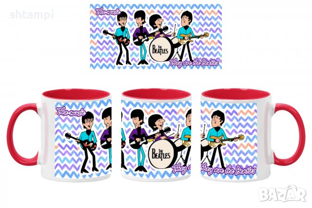 Чаша Beatles 15,Керамична Чаша, Кафе Чай, Игра,Изненада,Подарък,Повод,Празник,Рожден Ден, снимка 5 - Чаши - 38508729