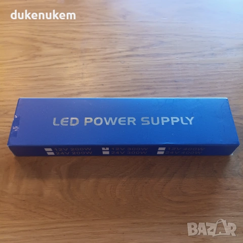 Ултратънък LED трансформатор 220V > 24V, 200W – безшумен драйвер с постоянен волтаж, снимка 11 - Лед осветление - 53382391