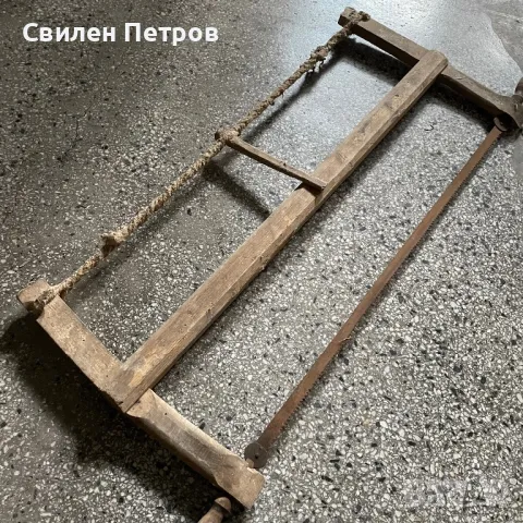 Дървена бичкия , снимка 2 - Антикварни и старинни предмети - 49787175