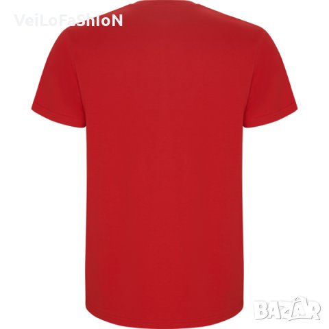 Нова мъжка тениска с Картата на България в червен цвят , снимка 2 - Тениски - 44046678