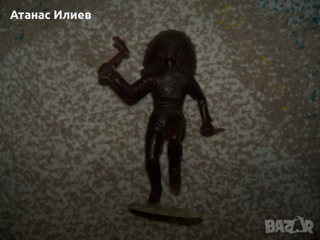 Голям пластмасов войник, индианец соц играчка, снимка 3 - Фигурки - 51961991