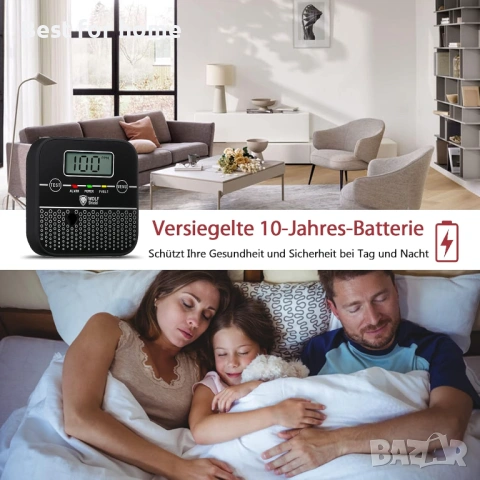 WOLF SHIELD Детектор за въглероден оксид, снимка 6 - Друга електроника - 53139779