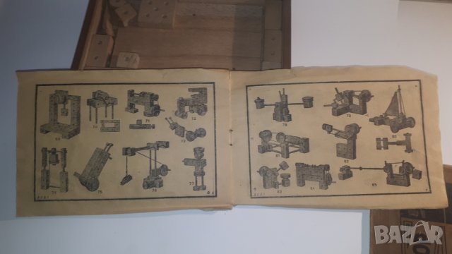 Стар дървен конструктор Матадор, снимка 11 - Антикварни и старинни предмети - 43300236
