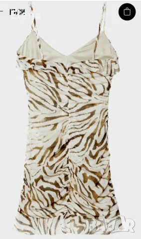 Рокля с тигров принт, снимка 4 - Рокли - 49111273