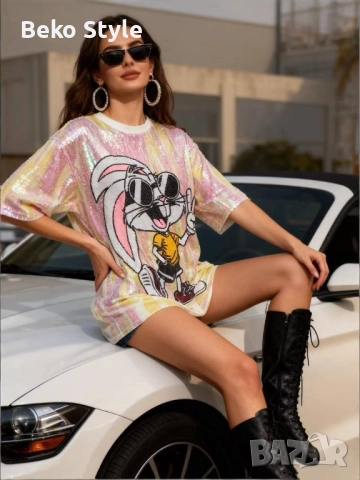 Блестяща туника , снимка 2 - Туники - 52202266