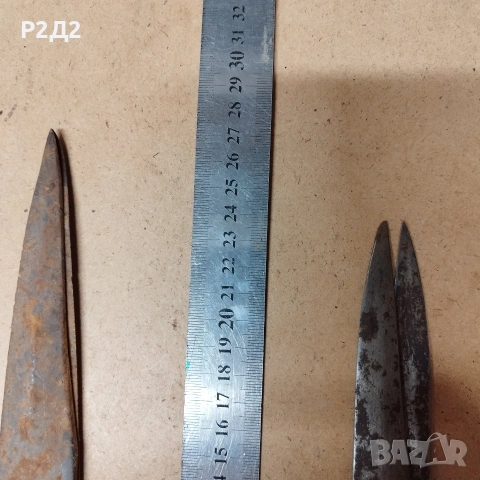 стари ковани ножици , снимка 3 - Други инструменти - 53065654