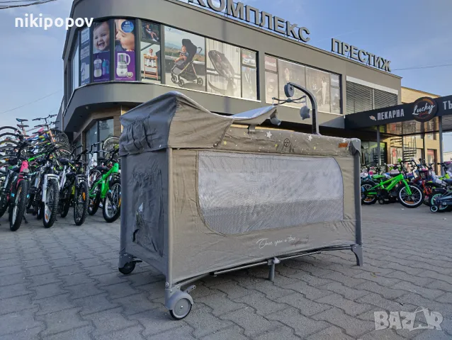 CANGAROO Детска кошара Once upon a time 3 сив, снимка 1