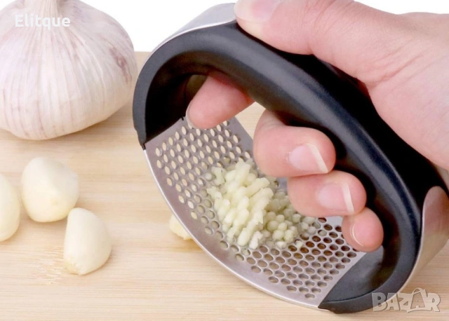 Ръчна преса за чесън от неръждаема стомана, снимка 9 - Други - 53393877