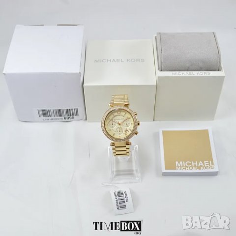 Michael Kors MK5354 Parker Gold Chronograph. Нов дамски часовник, снимка 5 - Дамски - 38810665